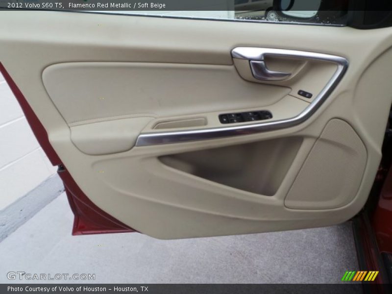 Flamenco Red Metallic / Soft Beige 2012 Volvo S60 T5