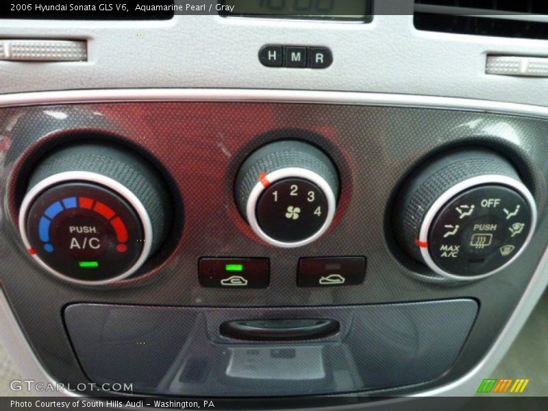 Aquamarine Pearl / Gray 2006 Hyundai Sonata GLS V6
