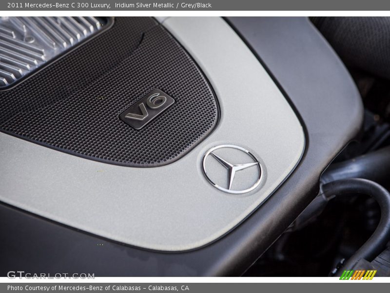 Iridium Silver Metallic / Grey/Black 2011 Mercedes-Benz C 300 Luxury