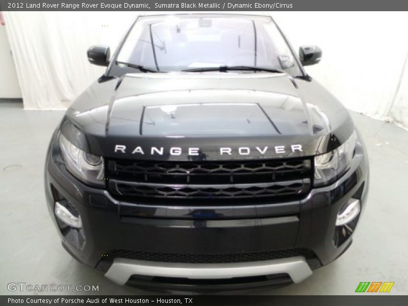 Sumatra Black Metallic / Dynamic Ebony/Cirrus 2012 Land Rover Range Rover Evoque Dynamic