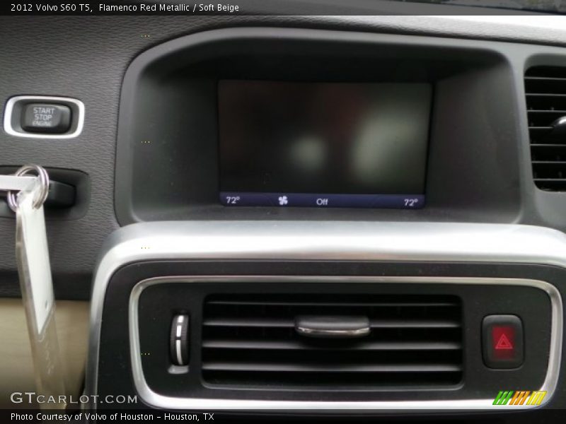 Flamenco Red Metallic / Soft Beige 2012 Volvo S60 T5