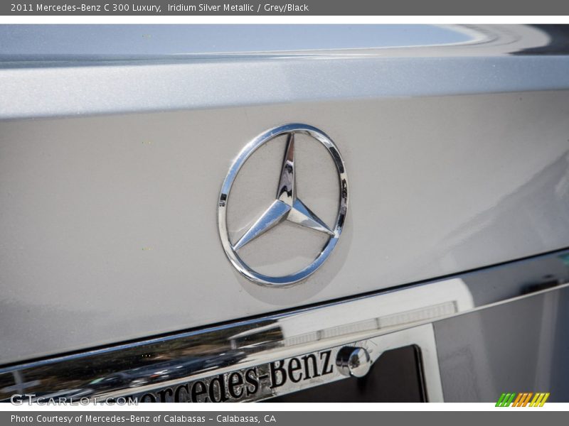 Iridium Silver Metallic / Grey/Black 2011 Mercedes-Benz C 300 Luxury
