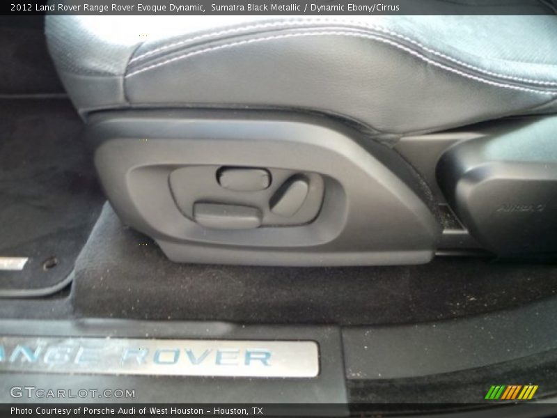 Sumatra Black Metallic / Dynamic Ebony/Cirrus 2012 Land Rover Range Rover Evoque Dynamic