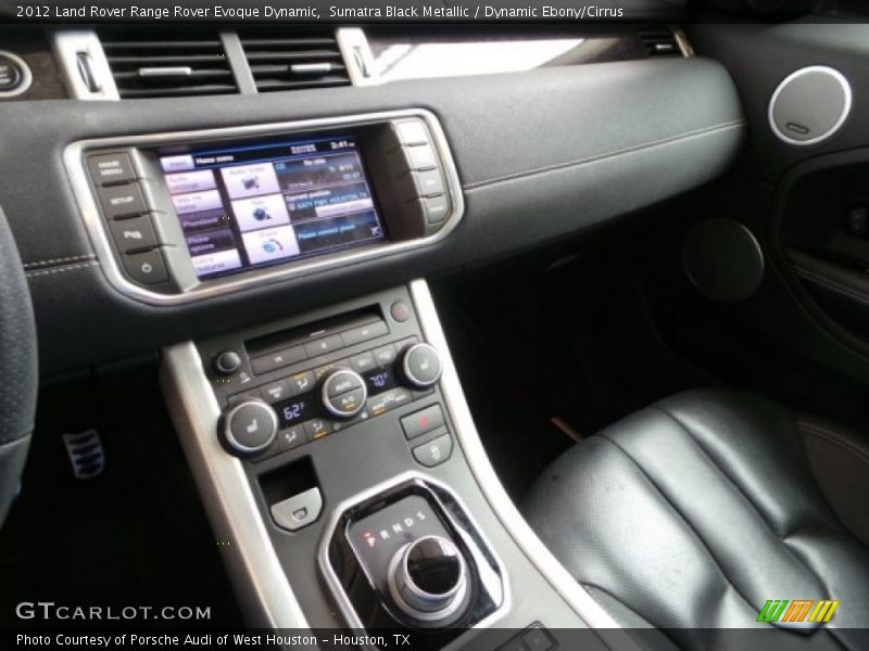 Sumatra Black Metallic / Dynamic Ebony/Cirrus 2012 Land Rover Range Rover Evoque Dynamic