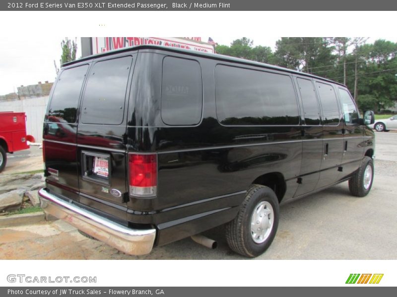 Black / Medium Flint 2012 Ford E Series Van E350 XLT Extended Passenger