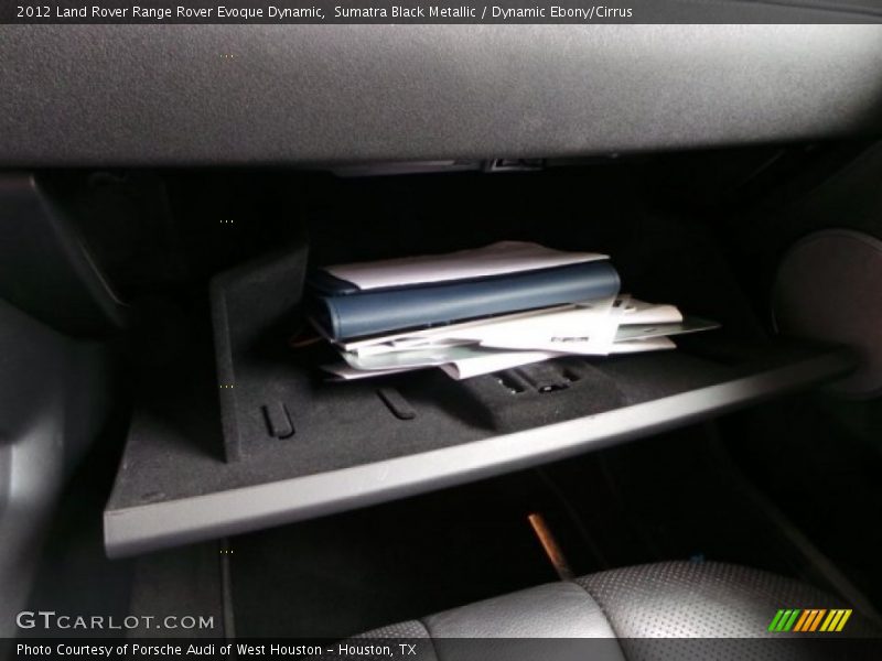 Sumatra Black Metallic / Dynamic Ebony/Cirrus 2012 Land Rover Range Rover Evoque Dynamic