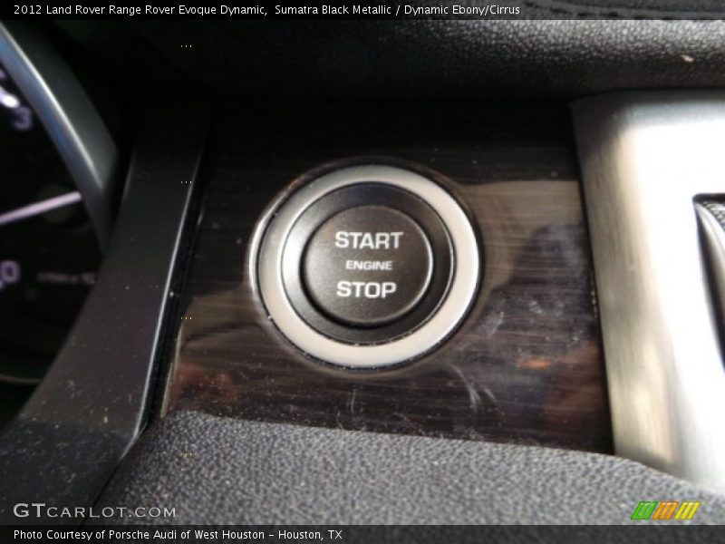 Sumatra Black Metallic / Dynamic Ebony/Cirrus 2012 Land Rover Range Rover Evoque Dynamic
