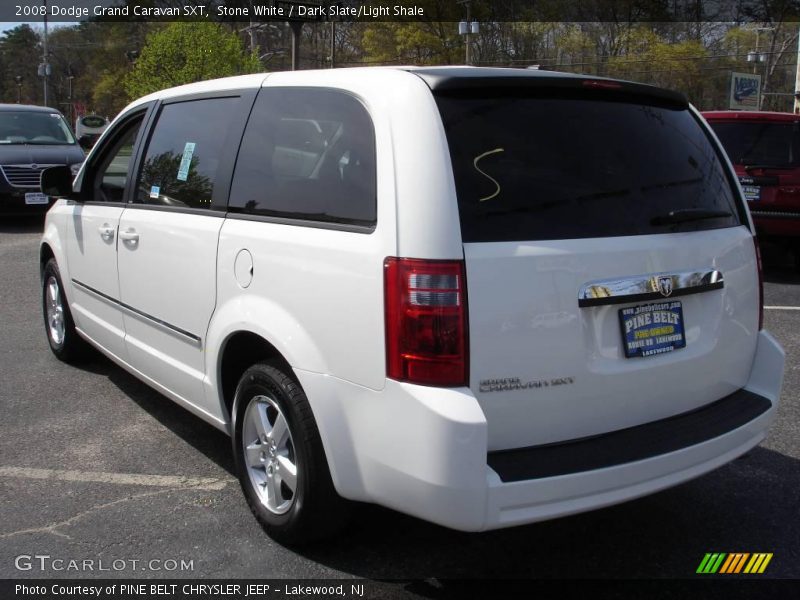 Stone White / Dark Slate/Light Shale 2008 Dodge Grand Caravan SXT