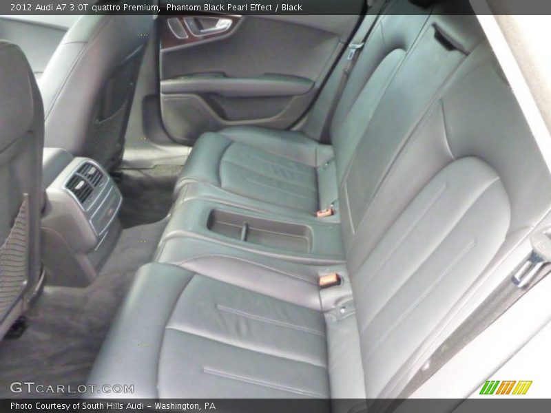 Phantom Black Pearl Effect / Black 2012 Audi A7 3.0T quattro Premium