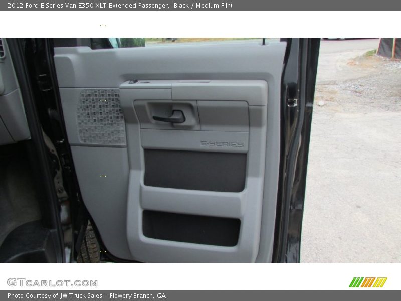 Black / Medium Flint 2012 Ford E Series Van E350 XLT Extended Passenger