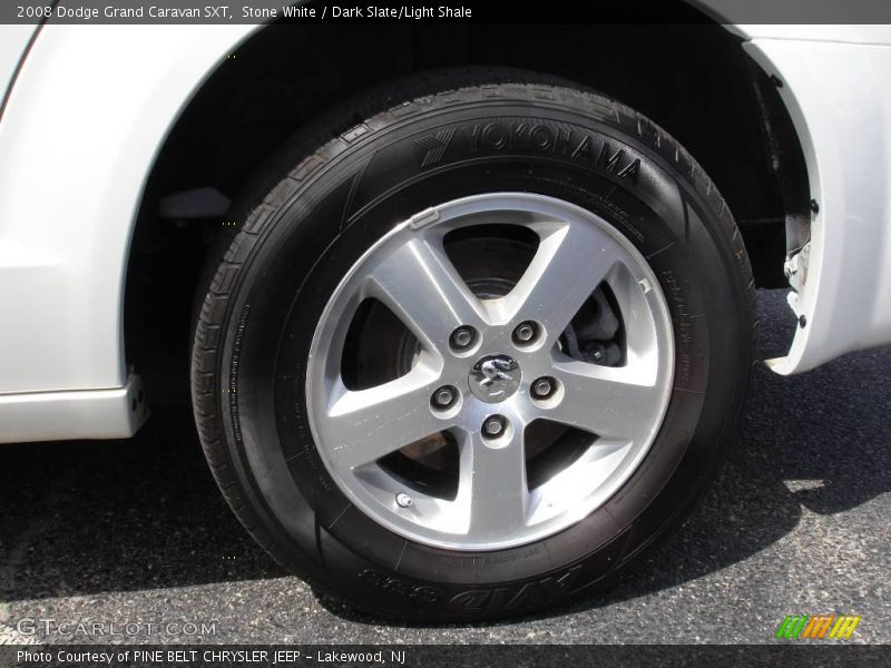 Stone White / Dark Slate/Light Shale 2008 Dodge Grand Caravan SXT