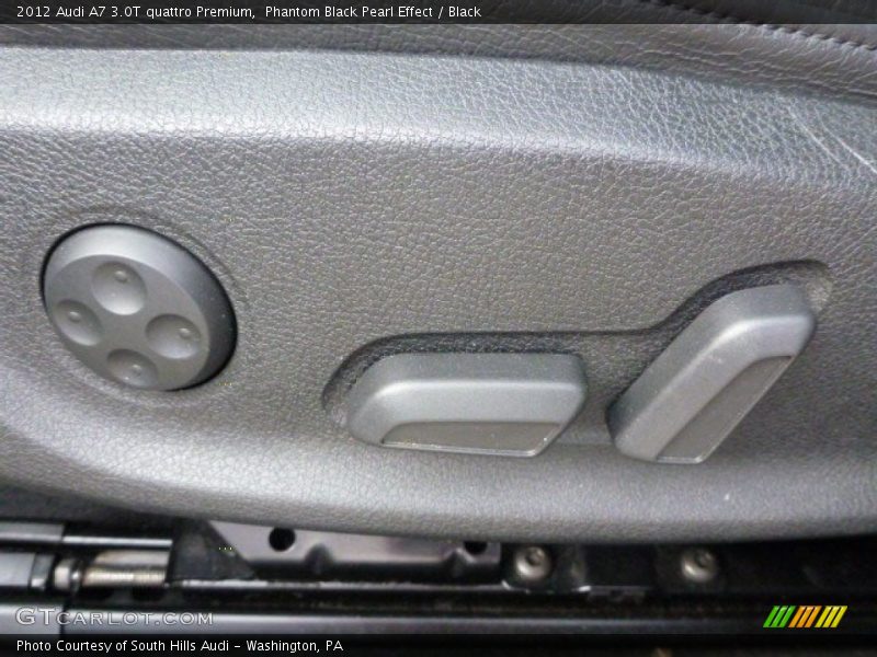 Phantom Black Pearl Effect / Black 2012 Audi A7 3.0T quattro Premium