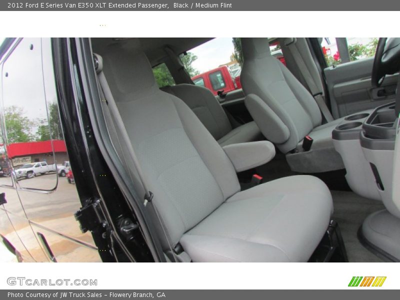 Black / Medium Flint 2012 Ford E Series Van E350 XLT Extended Passenger