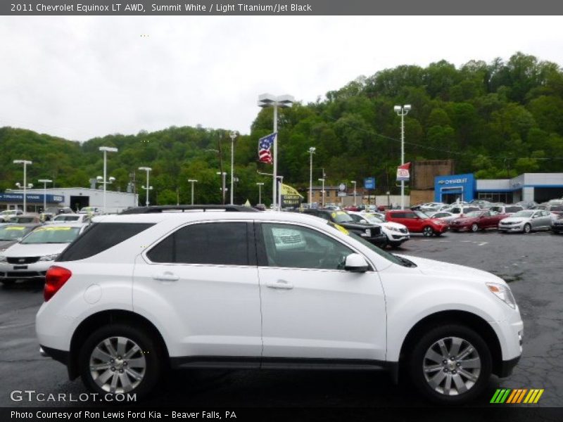 Summit White / Light Titanium/Jet Black 2011 Chevrolet Equinox LT AWD