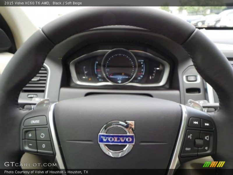 Black / Soft Beige 2015 Volvo XC60 T6 AWD
