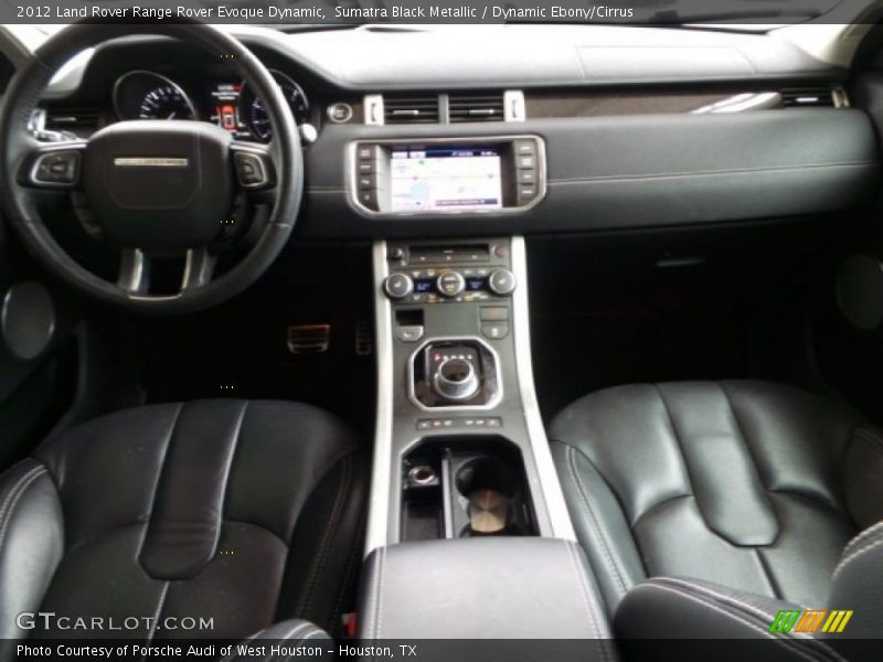 Sumatra Black Metallic / Dynamic Ebony/Cirrus 2012 Land Rover Range Rover Evoque Dynamic