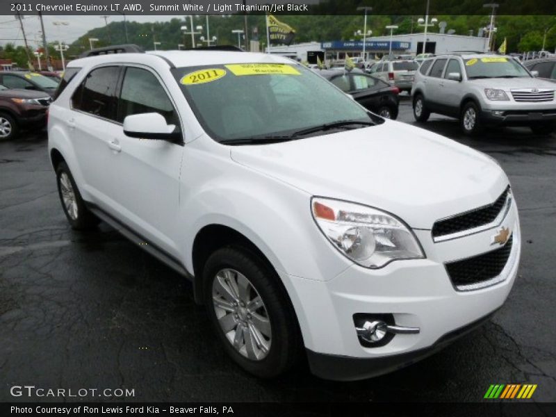 Summit White / Light Titanium/Jet Black 2011 Chevrolet Equinox LT AWD
