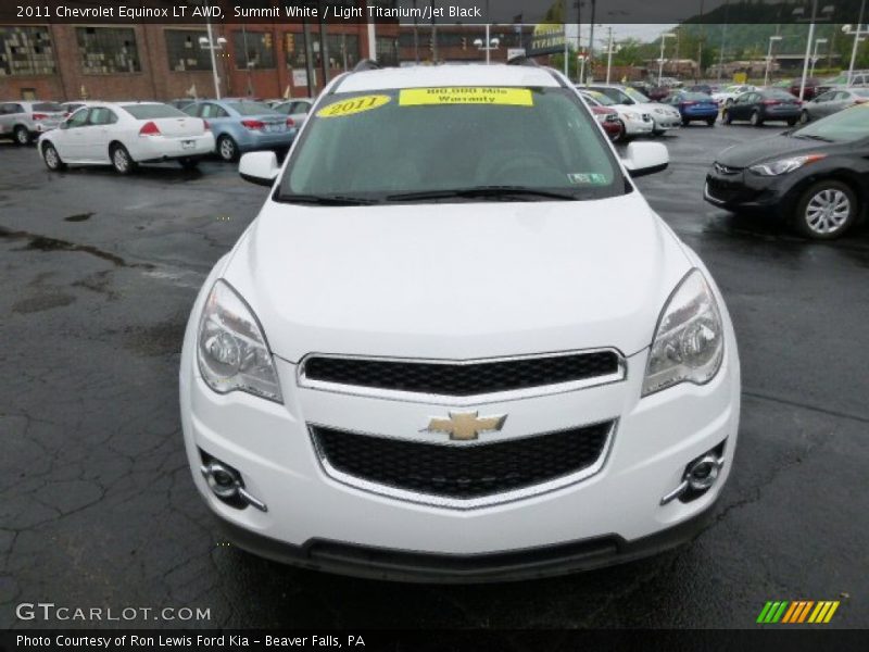 Summit White / Light Titanium/Jet Black 2011 Chevrolet Equinox LT AWD