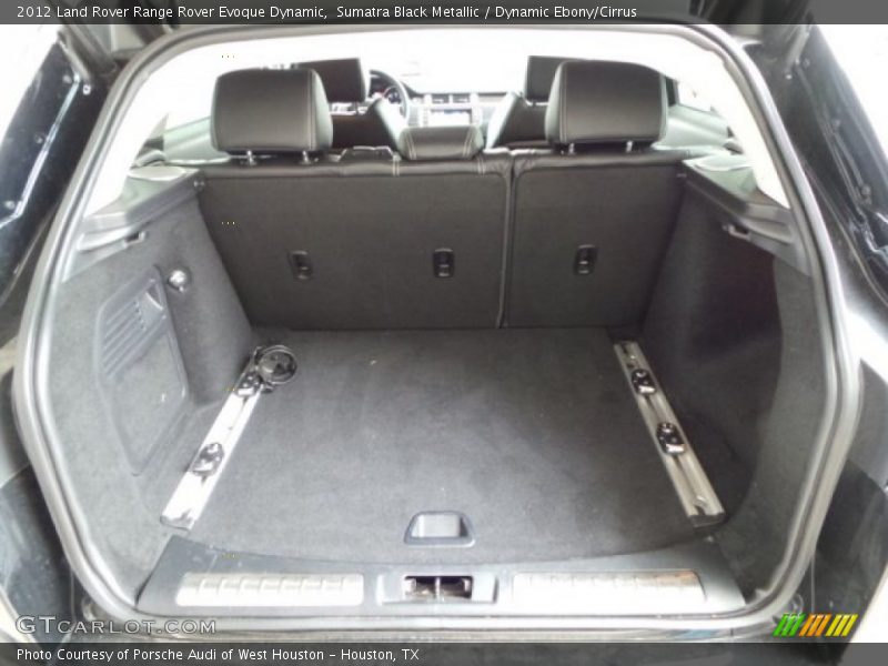 Sumatra Black Metallic / Dynamic Ebony/Cirrus 2012 Land Rover Range Rover Evoque Dynamic
