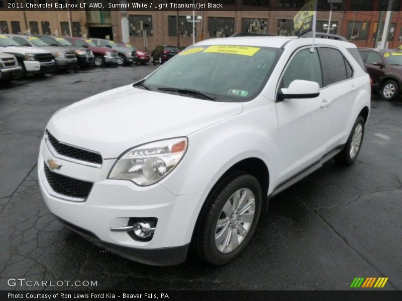 Summit White / Light Titanium/Jet Black 2011 Chevrolet Equinox LT AWD