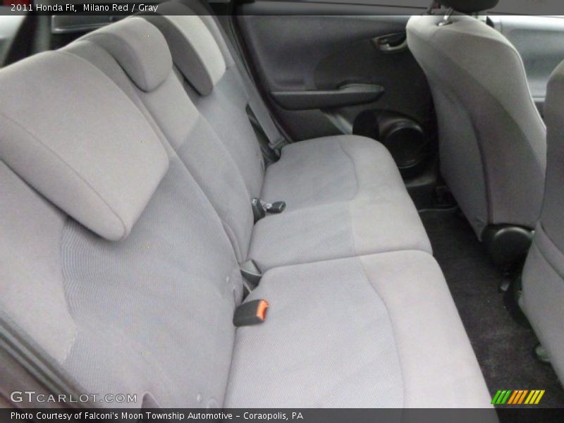Milano Red / Gray 2011 Honda Fit