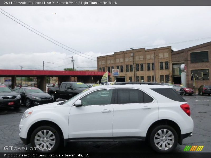 Summit White / Light Titanium/Jet Black 2011 Chevrolet Equinox LT AWD