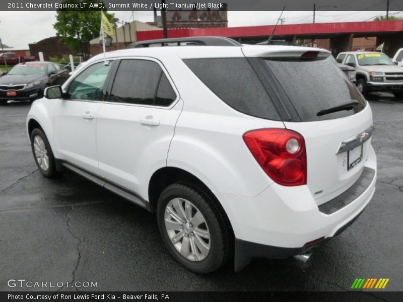 Summit White / Light Titanium/Jet Black 2011 Chevrolet Equinox LT AWD