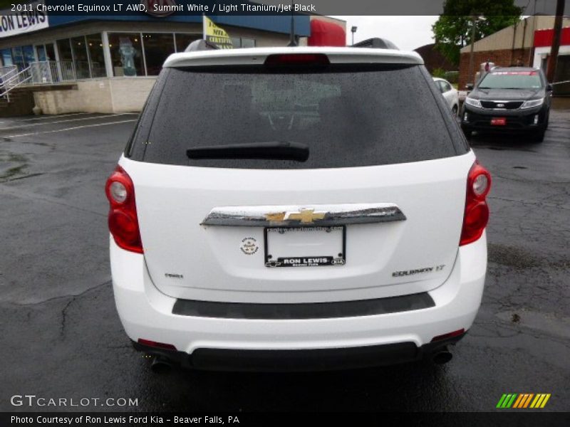 Summit White / Light Titanium/Jet Black 2011 Chevrolet Equinox LT AWD
