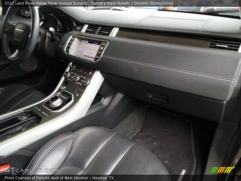 Sumatra Black Metallic / Dynamic Ebony/Cirrus 2012 Land Rover Range Rover Evoque Dynamic