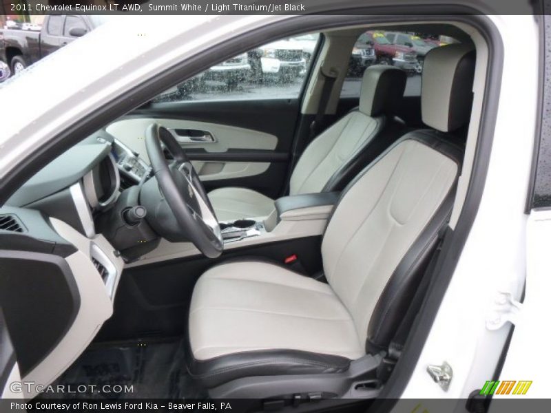 Summit White / Light Titanium/Jet Black 2011 Chevrolet Equinox LT AWD