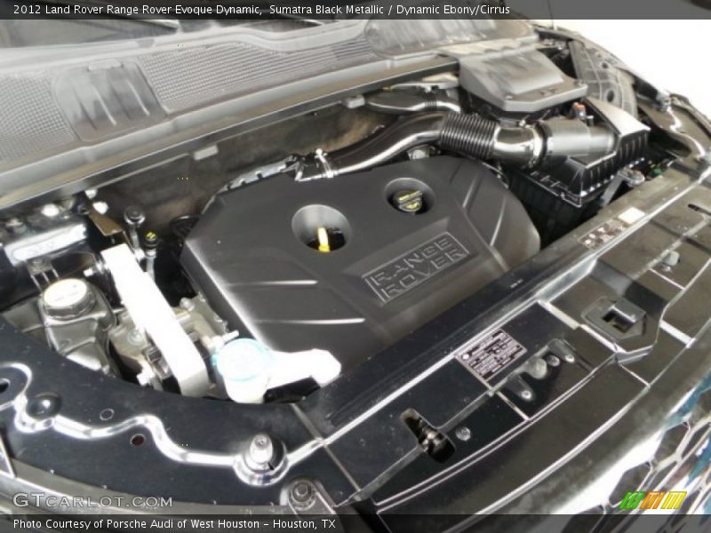 Sumatra Black Metallic / Dynamic Ebony/Cirrus 2012 Land Rover Range Rover Evoque Dynamic