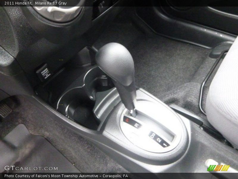 Milano Red / Gray 2011 Honda Fit