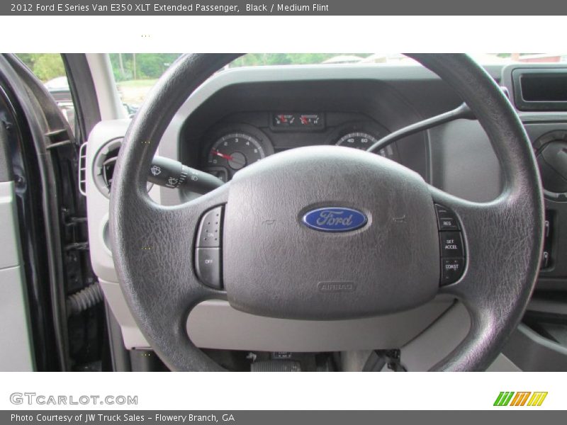 Black / Medium Flint 2012 Ford E Series Van E350 XLT Extended Passenger