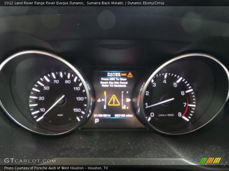Sumatra Black Metallic / Dynamic Ebony/Cirrus 2012 Land Rover Range Rover Evoque Dynamic