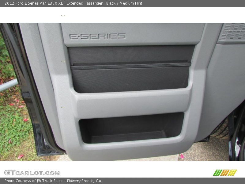 Black / Medium Flint 2012 Ford E Series Van E350 XLT Extended Passenger