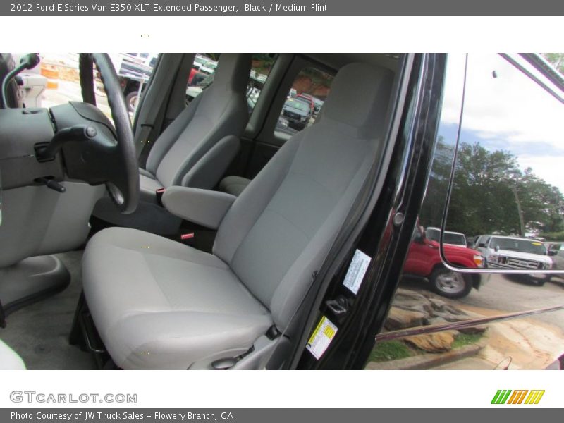 Black / Medium Flint 2012 Ford E Series Van E350 XLT Extended Passenger