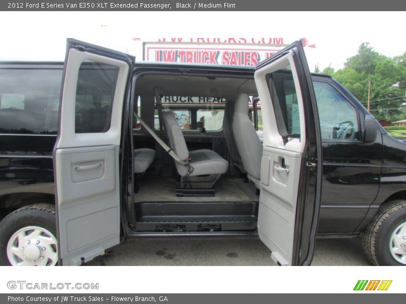 Black / Medium Flint 2012 Ford E Series Van E350 XLT Extended Passenger