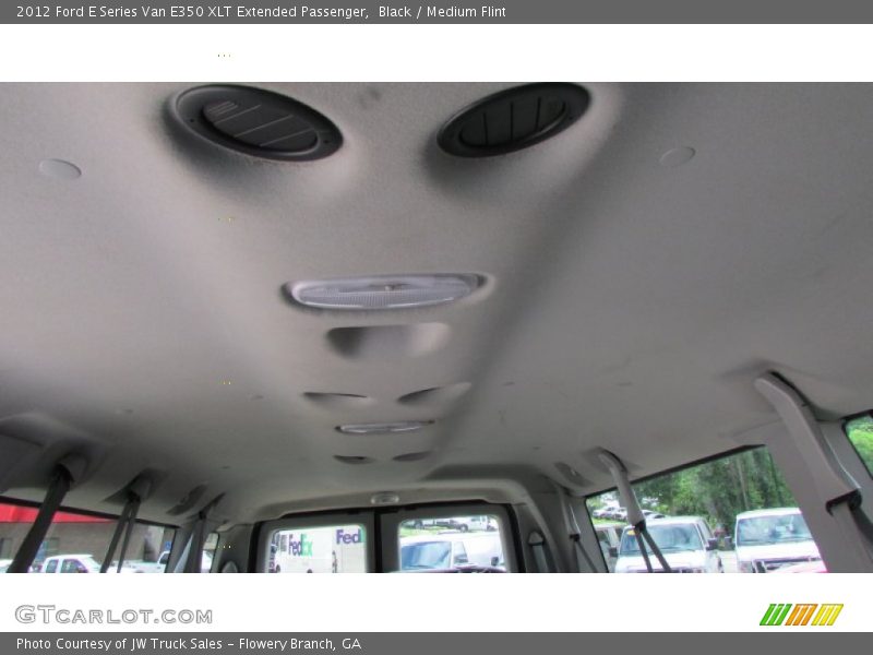 Black / Medium Flint 2012 Ford E Series Van E350 XLT Extended Passenger