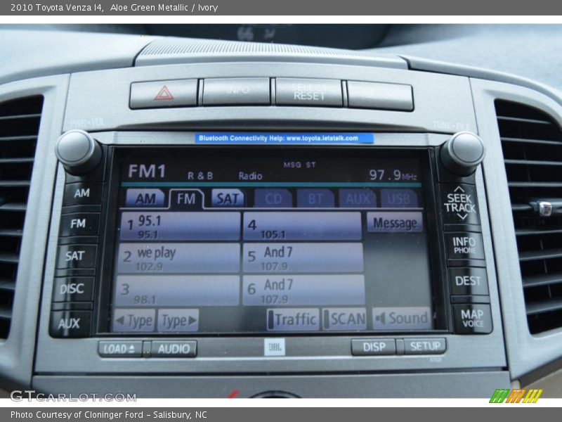 Aloe Green Metallic / Ivory 2010 Toyota Venza I4