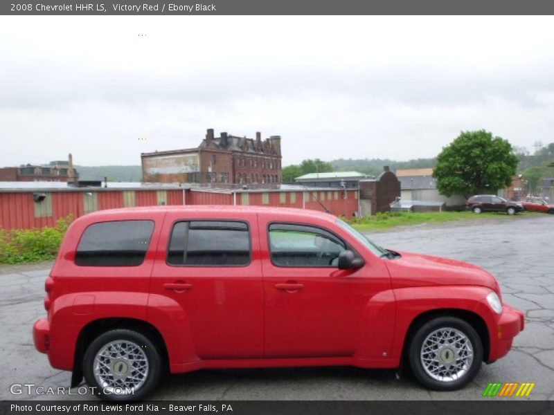 Victory Red / Ebony Black 2008 Chevrolet HHR LS