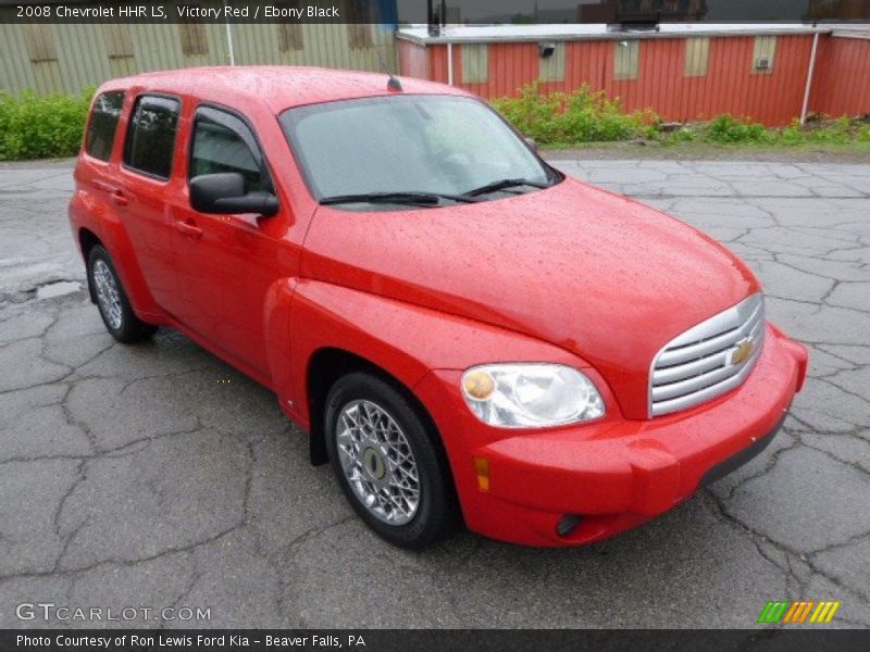 Victory Red / Ebony Black 2008 Chevrolet HHR LS