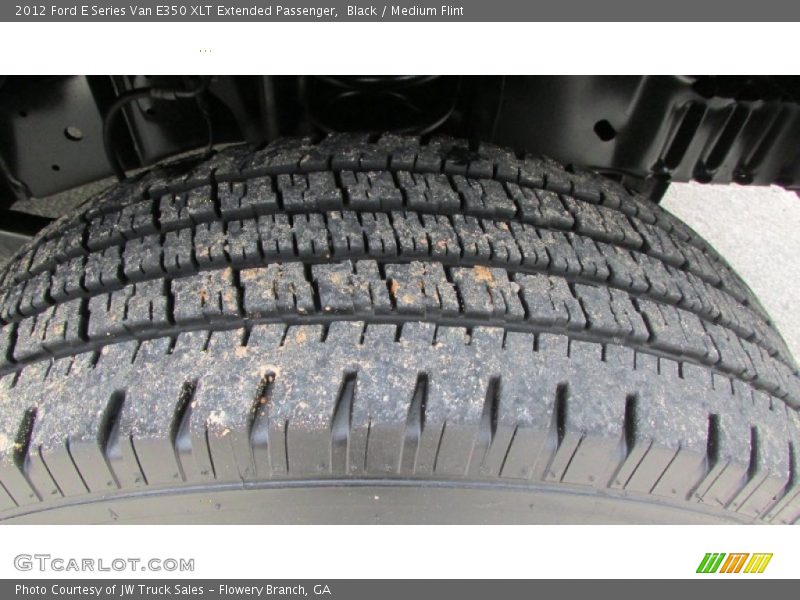 Black / Medium Flint 2012 Ford E Series Van E350 XLT Extended Passenger