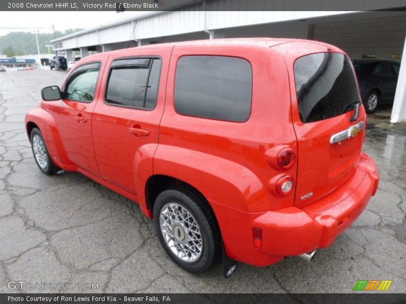 Victory Red / Ebony Black 2008 Chevrolet HHR LS