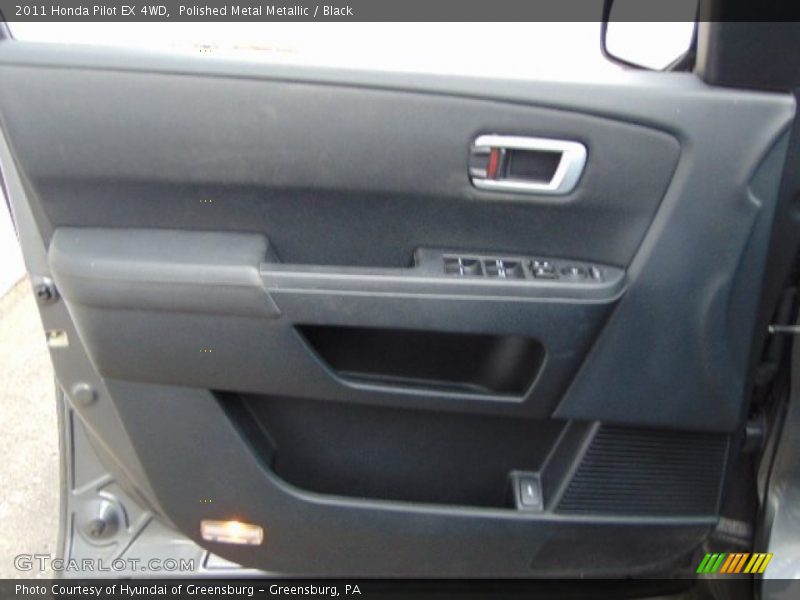 Polished Metal Metallic / Black 2011 Honda Pilot EX 4WD