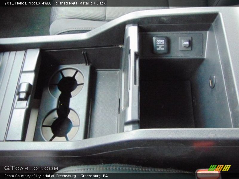Polished Metal Metallic / Black 2011 Honda Pilot EX 4WD