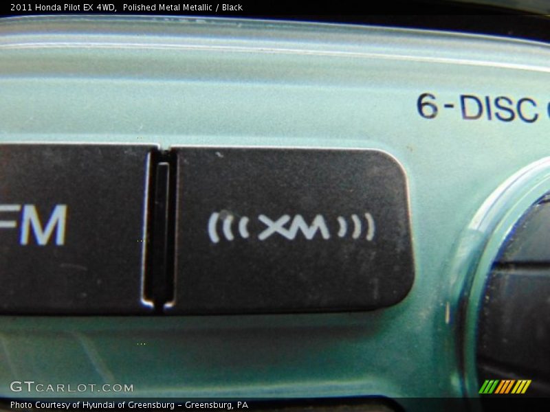 Polished Metal Metallic / Black 2011 Honda Pilot EX 4WD