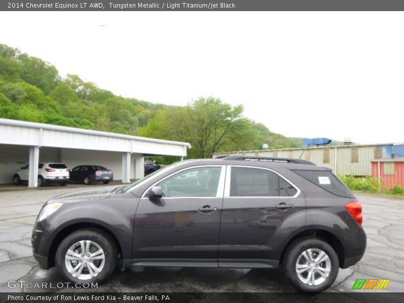 Tungsten Metallic / Light Titanium/Jet Black 2014 Chevrolet Equinox LT AWD