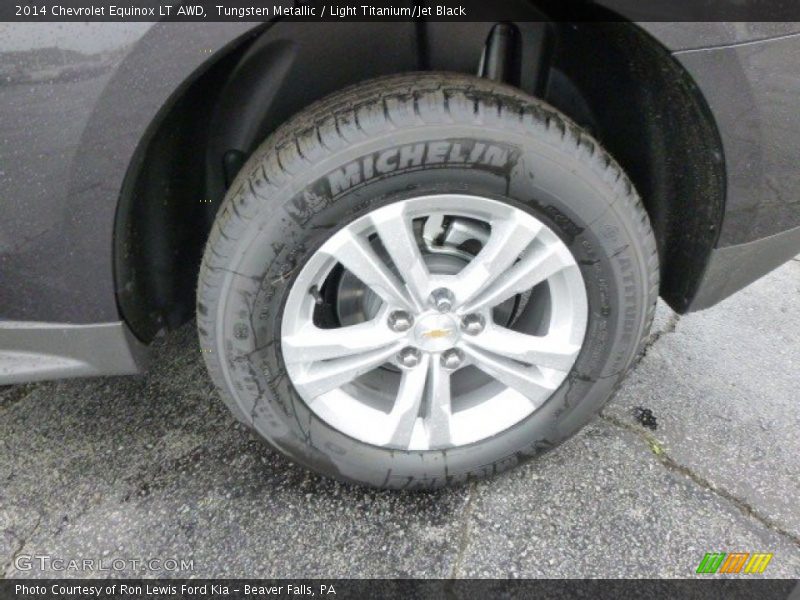 Tungsten Metallic / Light Titanium/Jet Black 2014 Chevrolet Equinox LT AWD