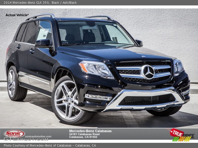 Black / Ash/Black 2014 Mercedes-Benz GLK 350