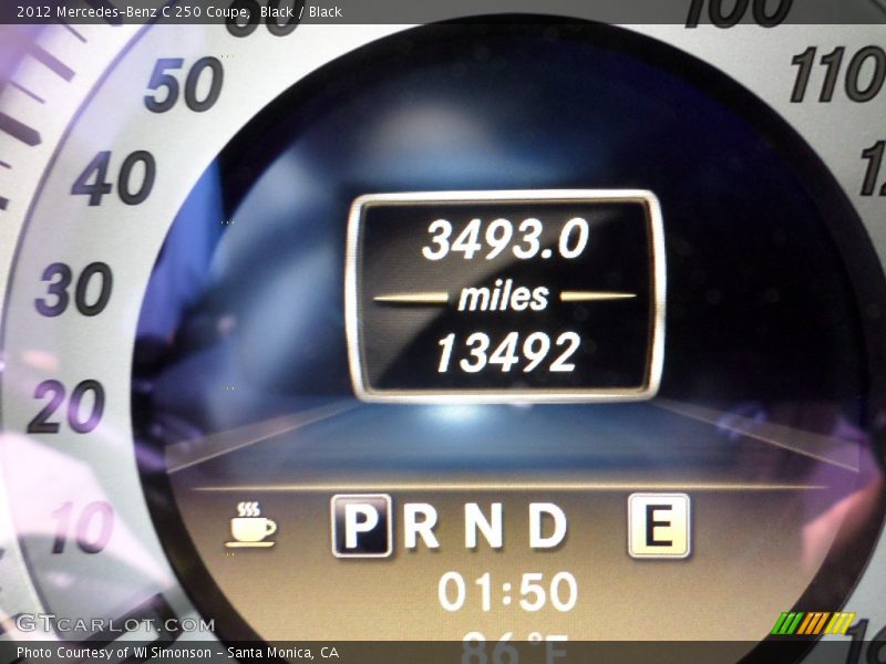 Black / Black 2012 Mercedes-Benz C 250 Coupe